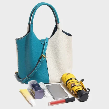 Color Block Bucket Bag - Image 4