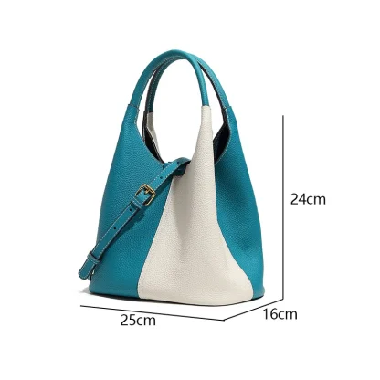 Color Block Bucket Bag - Image 7