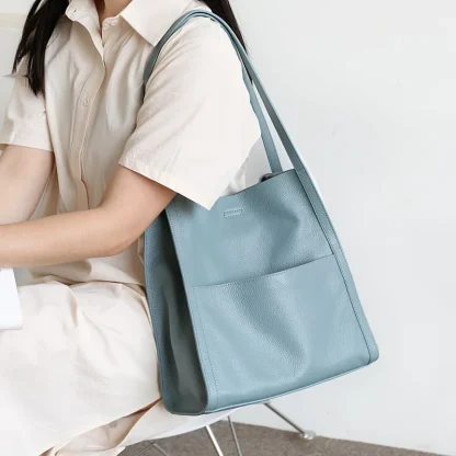 Solid Classic Bucket Bag