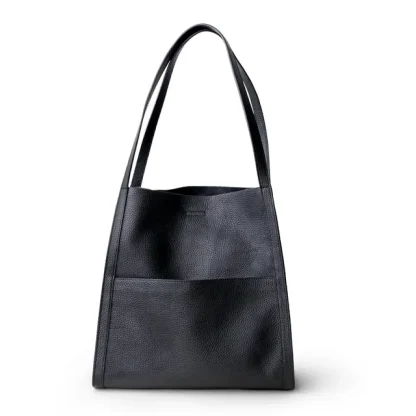 Solid Classic Bucket Bag - Image 4