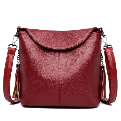 Soft Crossbody Bucket Bag - Image 3