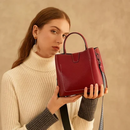 Elegant Spacious Bucket Bag - Image 2