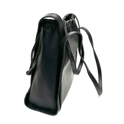 Black Elegance Bucket Bag - Image 3