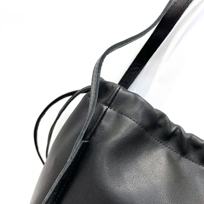 Black Elegance Bucket Bag - Image 4