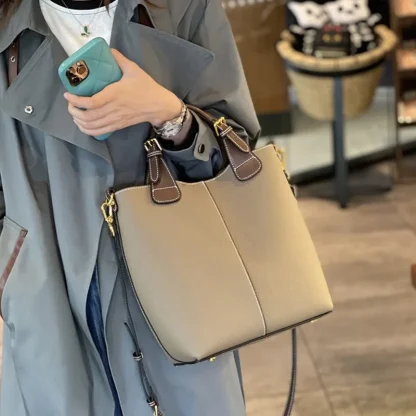 Trendy Chic Bucket Bag - Image 2