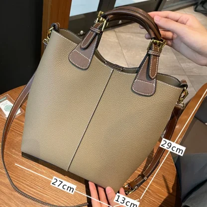 Trendy Chic Bucket Bag - Image 3
