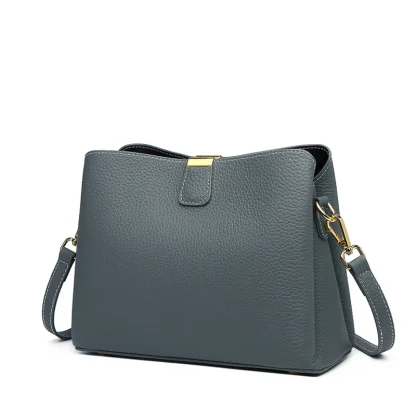 Trendy Messenger Bucket Bag - Image 4