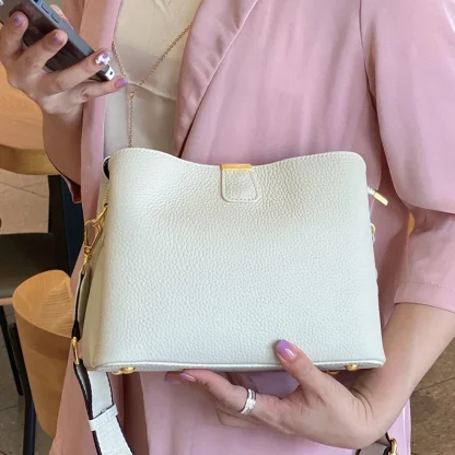 Trendy Messenger Bucket Bag - Image 2