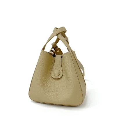 Solid Compact Bucket Bag - Image 4