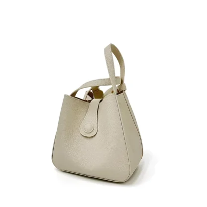 Solid Compact Bucket Bag - Image 5