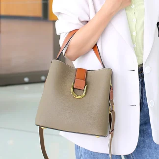 Spacious Crossbody Bucket Bag