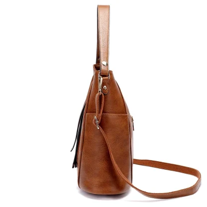 Stylish Tote Bucket Bag - Image 2