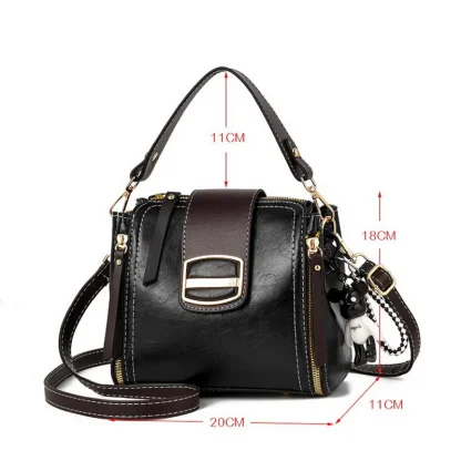 Spacious Trendy Bucket Bag - Image 5