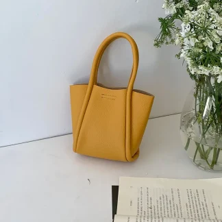 Sleek Simplicity Bucket Bag