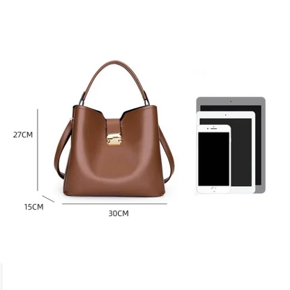 Spacious Chic Bucket Bag - Image 7