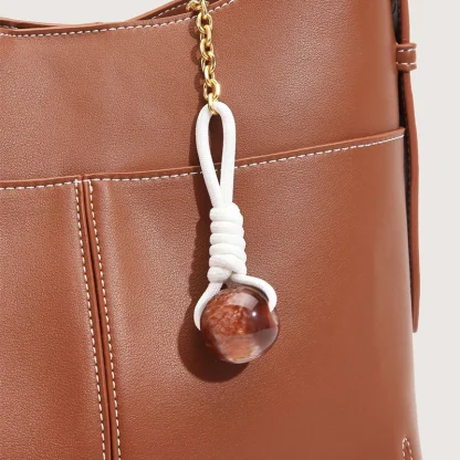 Elegant Pendant Bucket Bag - Image 3
