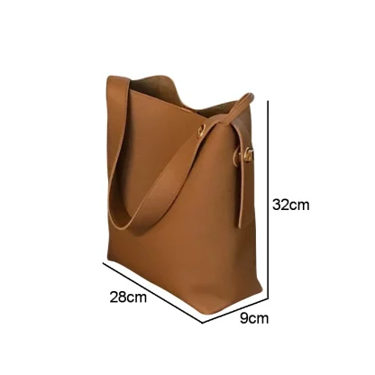 Sleek Generous Bucket Bag - Image 7