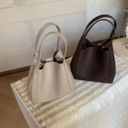 Crossbody Solid Bucket Bag