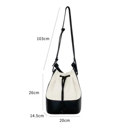 Classic Drawstring Bucket Bag - Image 7