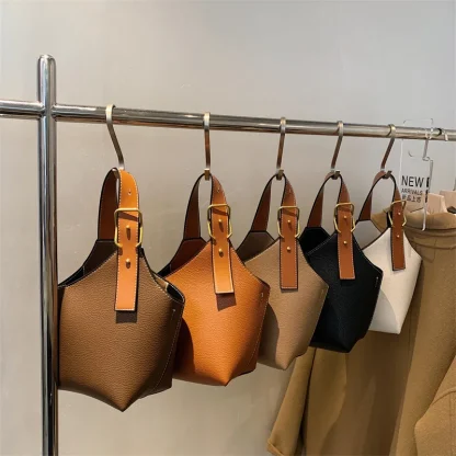 Chic Belt Bucket Bag - Image 6