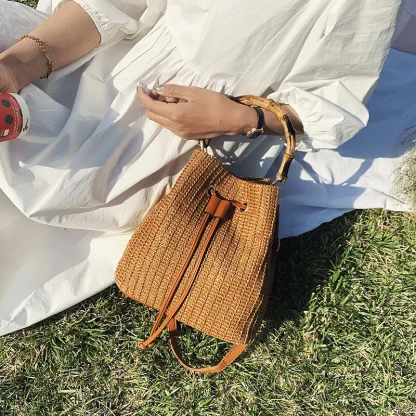 Summer Chic Bucket Bag - Image 3