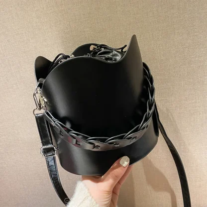 Drawstring Crossbody Bucket Bag