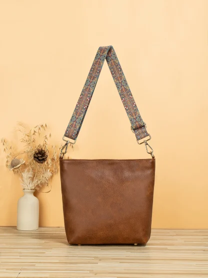 Vintage Style Bucket Bag - Image 3