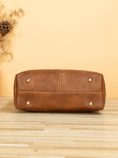 Vintage Style Bucket Bag - Image 4