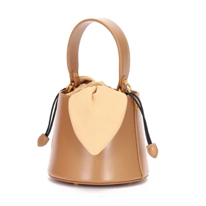 Sleek Crossbody Bucket Bag