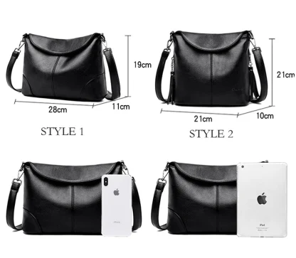 Soft Crossbody Bucket Bag - Image 7