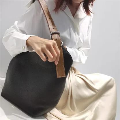 Modern Minimal Bucket Bag - Image 6