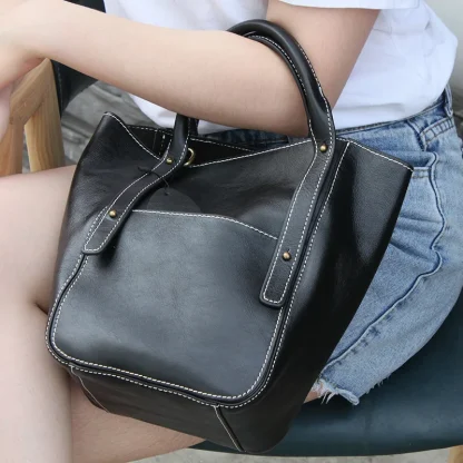 Classic Chic Bucket Bag - Image 5