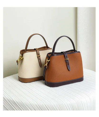 Retro Style Bucket Bag - Image 3