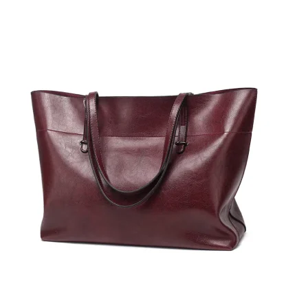 Spacious Tote Bucket Bag - Image 4