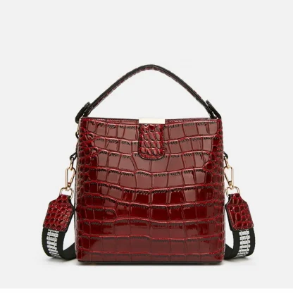 Crossbody Elegance Bucket Bag