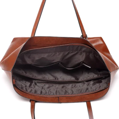 Spacious Tote Bucket Bag - Image 7