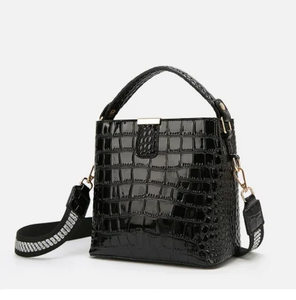 Crossbody Elegance Bucket Bag - Image 6