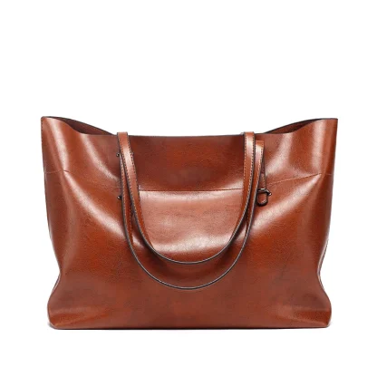 Spacious Tote Bucket Bag