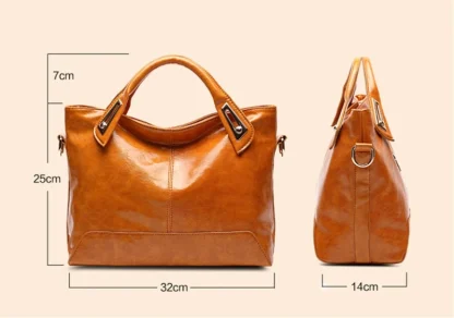 Sleek Elegant Bucket Bag - Image 7