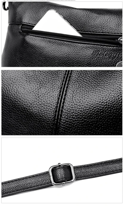 Soft Crossbody Bucket Bag - Image 6