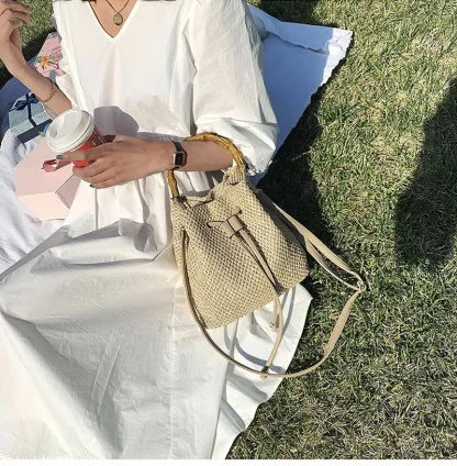 Summer Chic Bucket Bag - Image 4