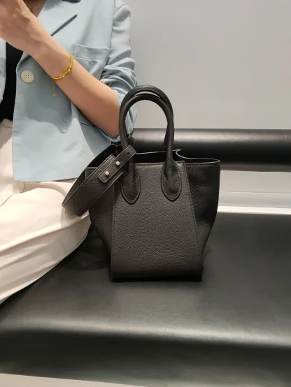 Solid Chic Bucket Bag - Image 7
