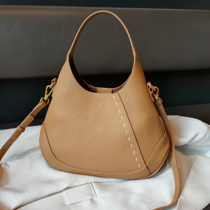 Solid Thread Bucket Bag - Image 2