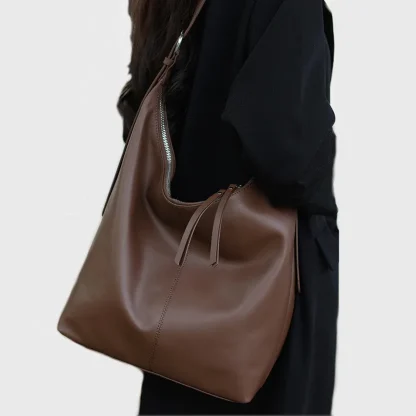 Spacious Elegance Bucket Bag