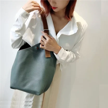 Modern Minimal Bucket Bag - Image 3