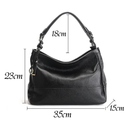 Elegant Shoulder Bucket Bag - Image 5