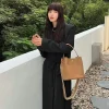 Solid Spacious Bucket Bag - Image 4