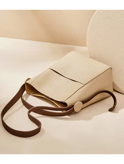 Simple Soft Bucket Bag - Image 7