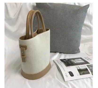 Classic Tote Bucket Bag - Image 6