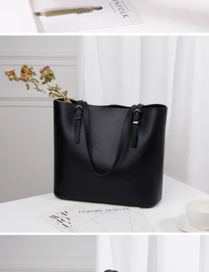 Generous Tote Bucket Bag - Image 4